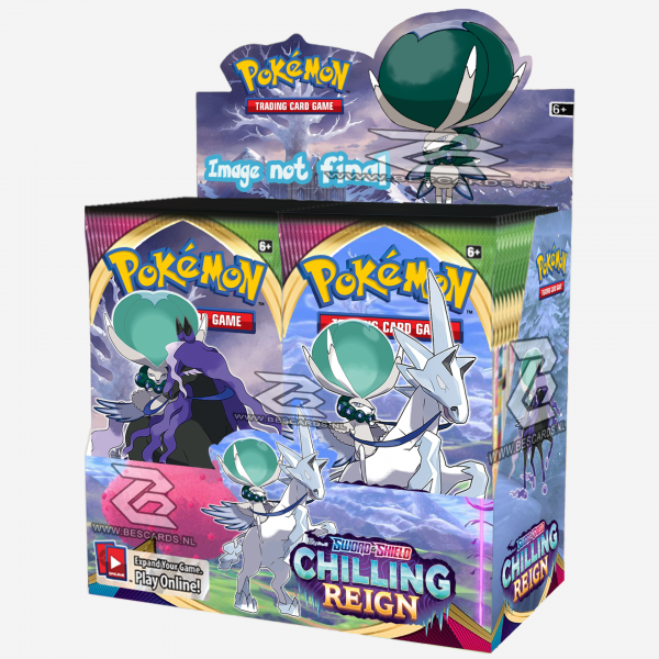 Chilling Reign booster box stand